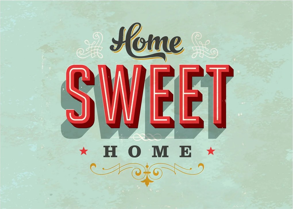 Tablou - Home sweet home (70x50 cm)