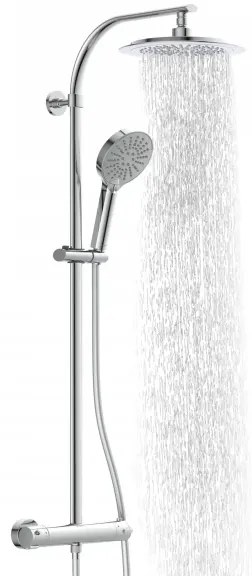 Schütte 60046 - Set de duș MADURA FRESH cu baterie termostatică, crom lucios