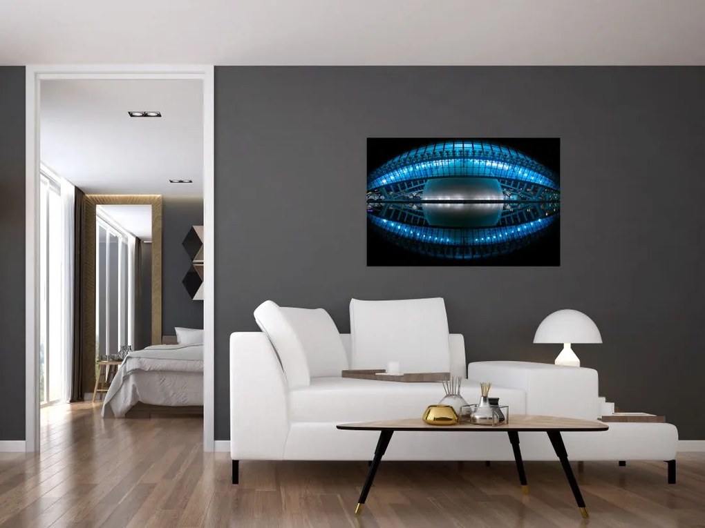 Tablou cu stadion de fotbal (90x60 cm)
