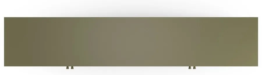 Comodă TV verde din metal 160x50x35 cm Fayna – Marckeric