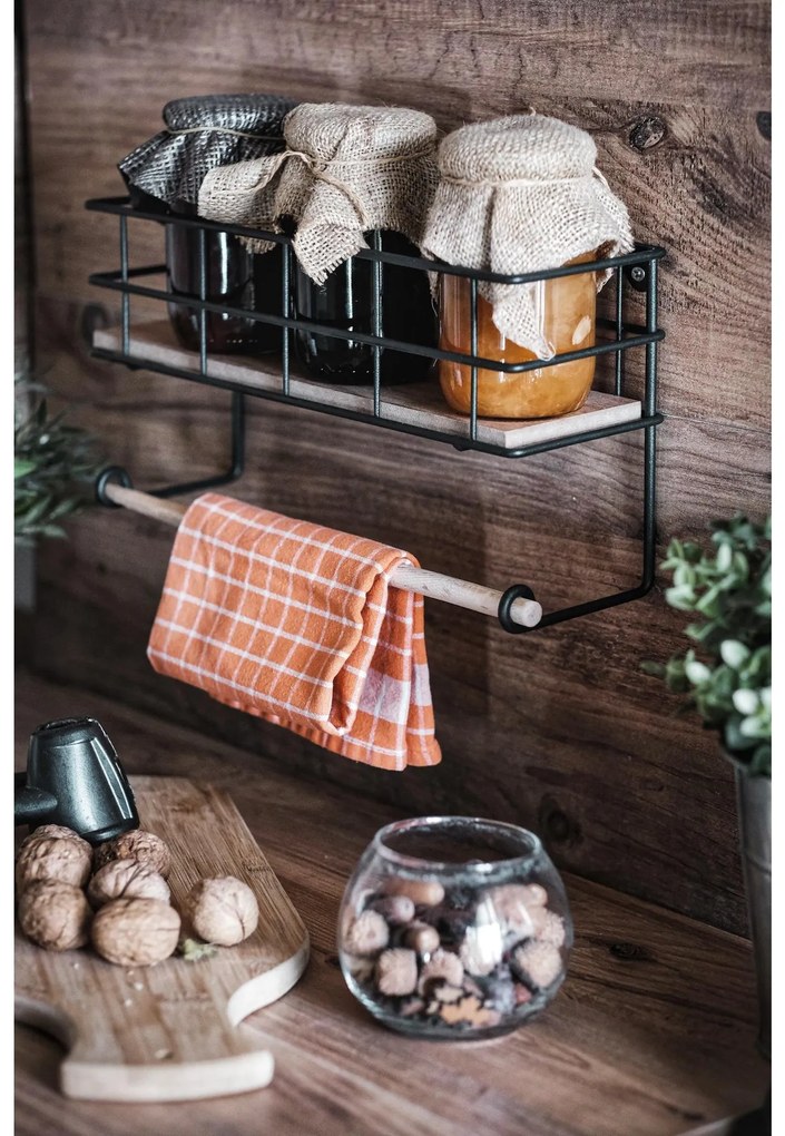 Raft Sepusi (stejar + negru) . 1095902