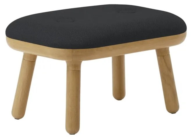 Scaun gri antracit-în culoare naturală Paff Low – UMAGE