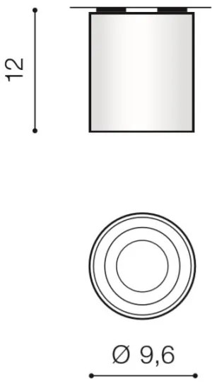 Azzardo AZ2955 - Plafonieră BROSS 1xGU10/50W/230V