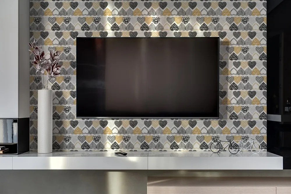 Panou perete Inimi decorative