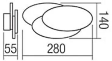Redo 01-1445 - Aplică perete LED GAMER 1xLED/12W/230V