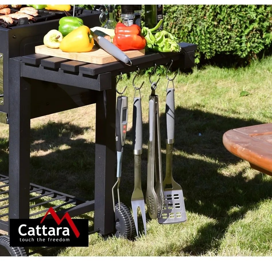 Pensulă Cattara pentru grătar Shark, 45 cm