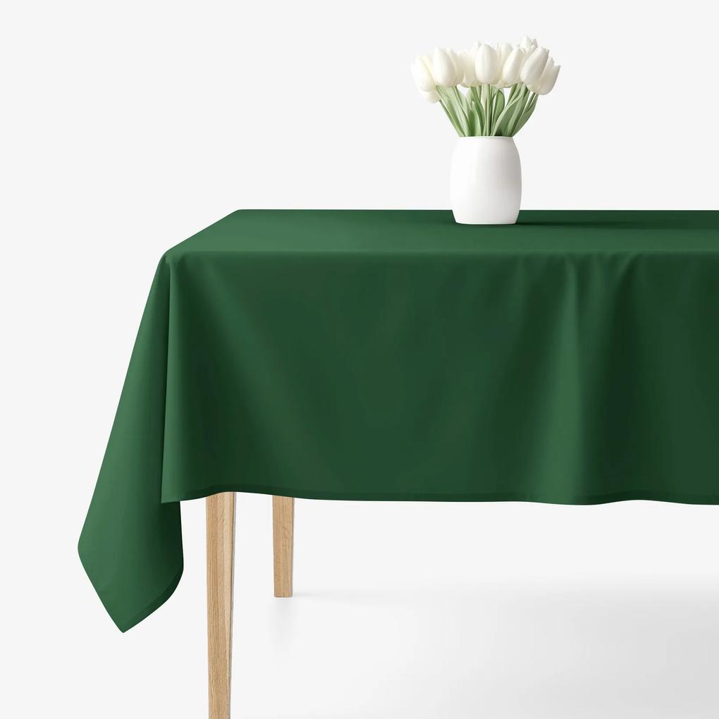 Goldea față de masă loneta - verde închis 100 x 140 cm
