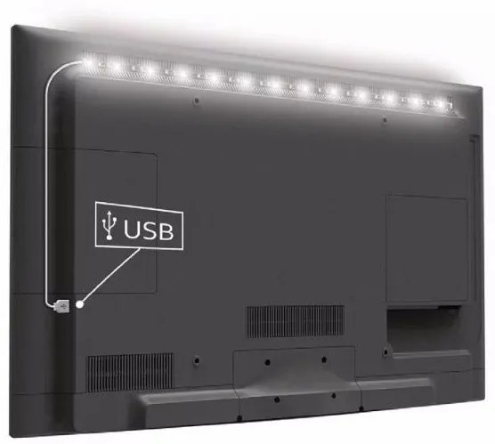 Bandă LED RGB în spatele televizorului - 5 m