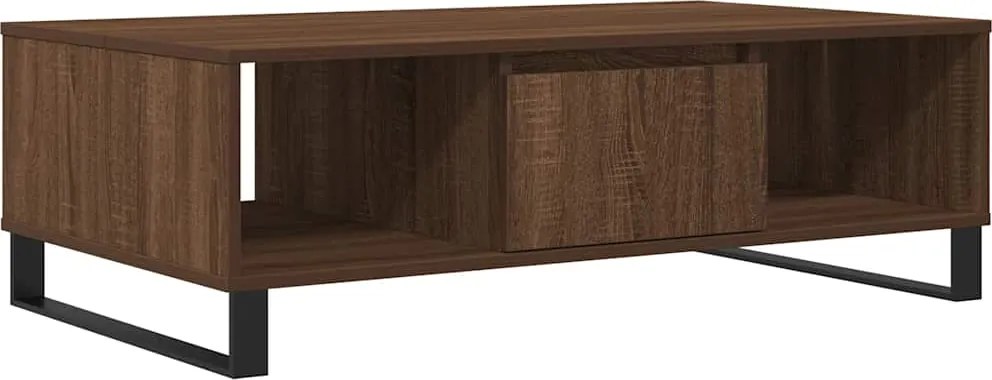 vidaXL Masă de cafea, stejar maro, 104x60x35 cm, lemn compozit