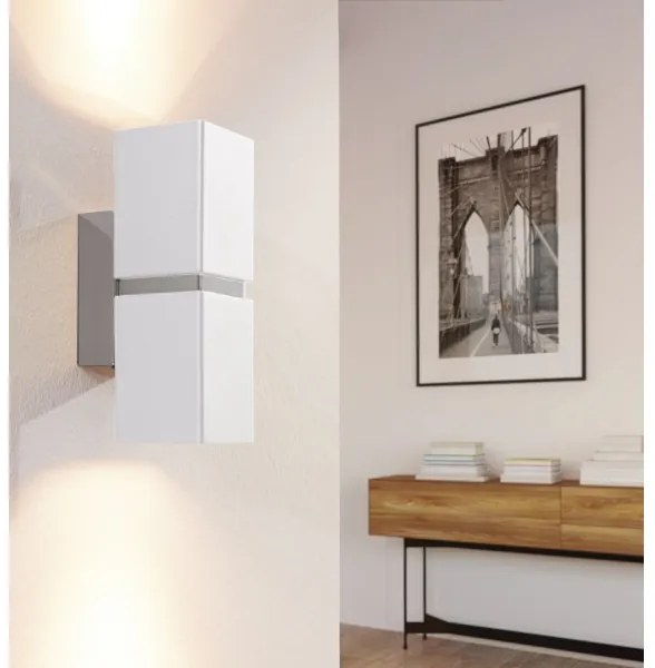 Eglo 95377 - Corp de iluminat LED perete PASSA 2xGU10-LED/4W/230V