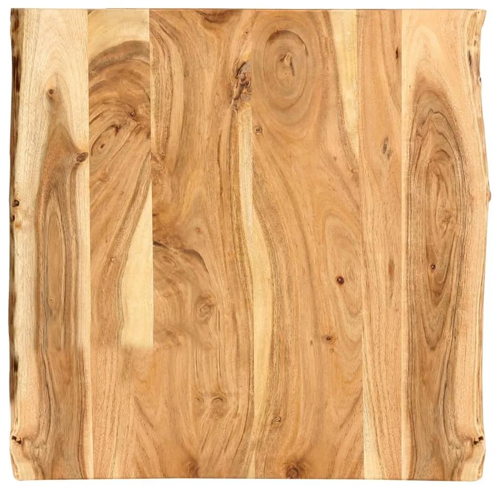 286327 vidaXL Blat de masă, 58x(50-60)x2,5 cm, lemn masiv de acacia