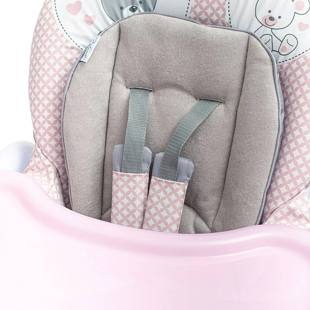 Scaun înalt pentru copii Baby Mix Infant, roz