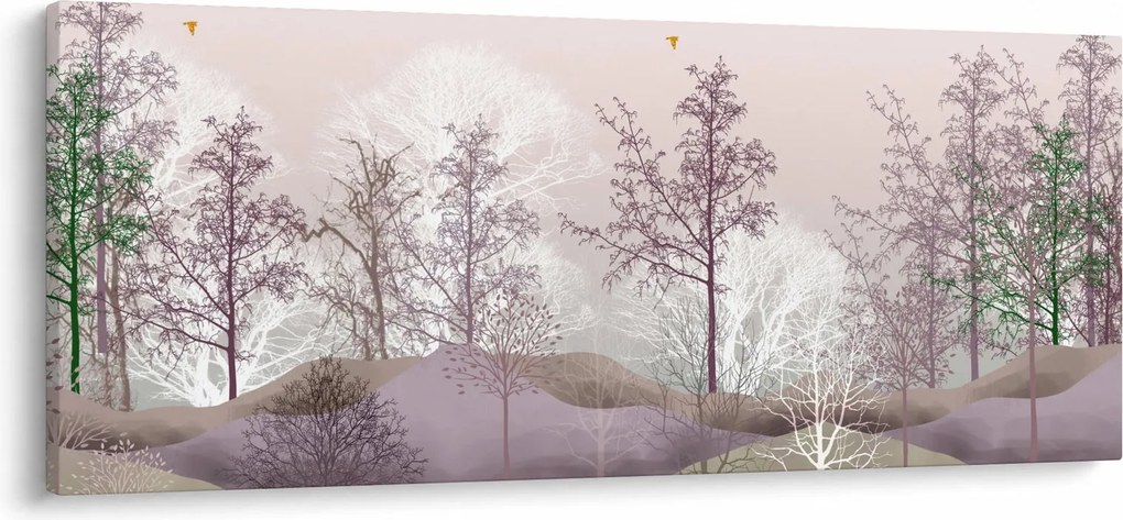 Tablou cu pădure (120x50 cm)