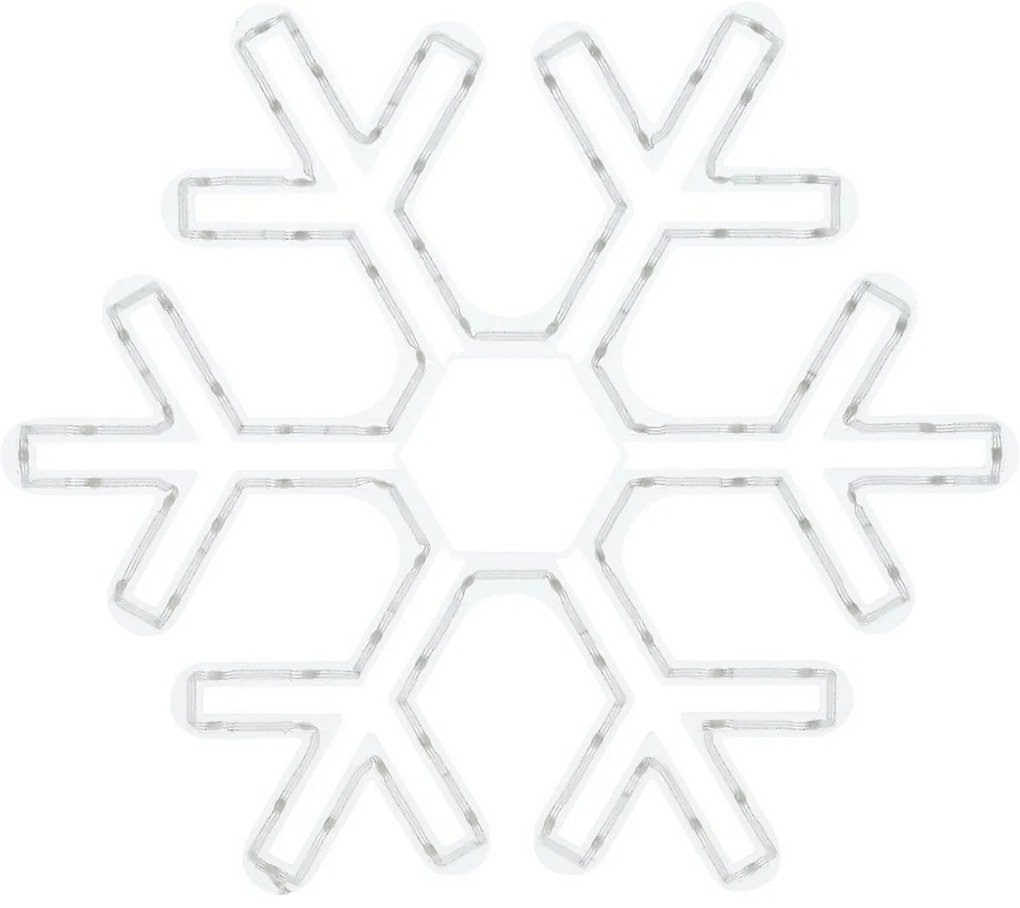Decorațiune luminoasă de Crăciun RGB cu LED Colouring snowflake 90 LED, 50 x 43 cm