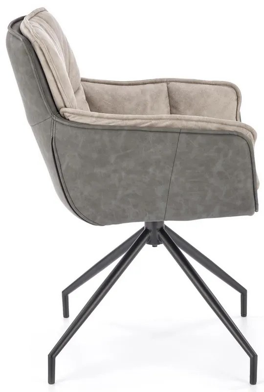 Scaun de bucaterie Ormond, gri