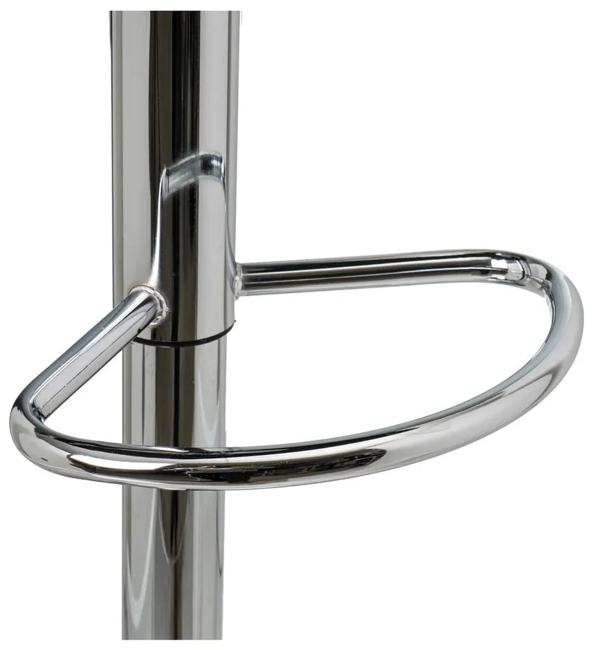 Set de scaune de bar negru cu înălțime ajustabilă 2 buc. tapițat (înălțime șezut 63 cm) – Casa Selección