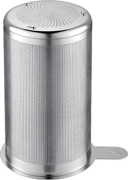 Ceainic cu infuzor BUYDEEM CD2002, 800 ml, Otel inoxidabil, Design elegant, Gri
