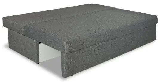 Canapea Extensibila Vario Cu Lada Gri Inchis, 191 x 98 x 80 Cm