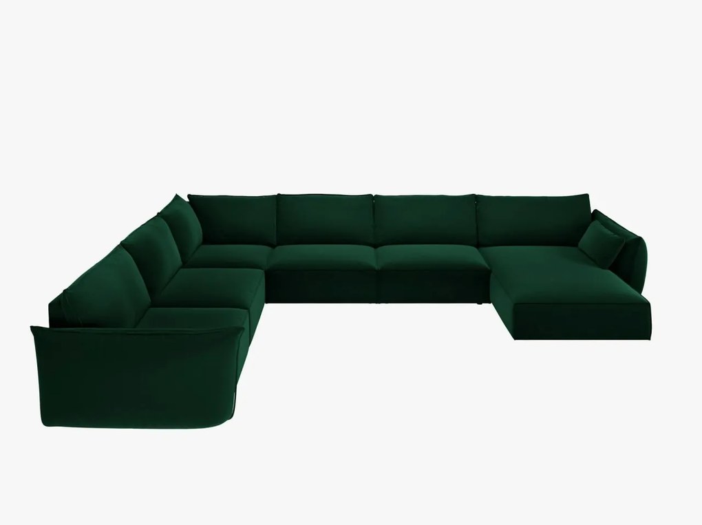 Coltar 8 locuri Kaelle catifea L384 cm