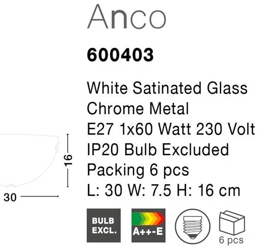 Aplica de perete moderna Anco NVL-600403