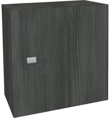 Dulapior cub suspendat, reversibil, 45x45 cm, finisaj rovere grigio