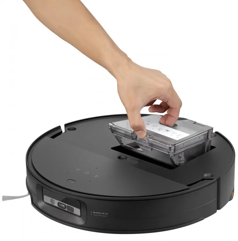 Aspirator robotic cu AI Roborock Saros 10, 65W, 22000 Pa, 270 ml, SMART, Curățare uscată și umedă, LiDAR, StarSight, 180 min autonomie, Negru