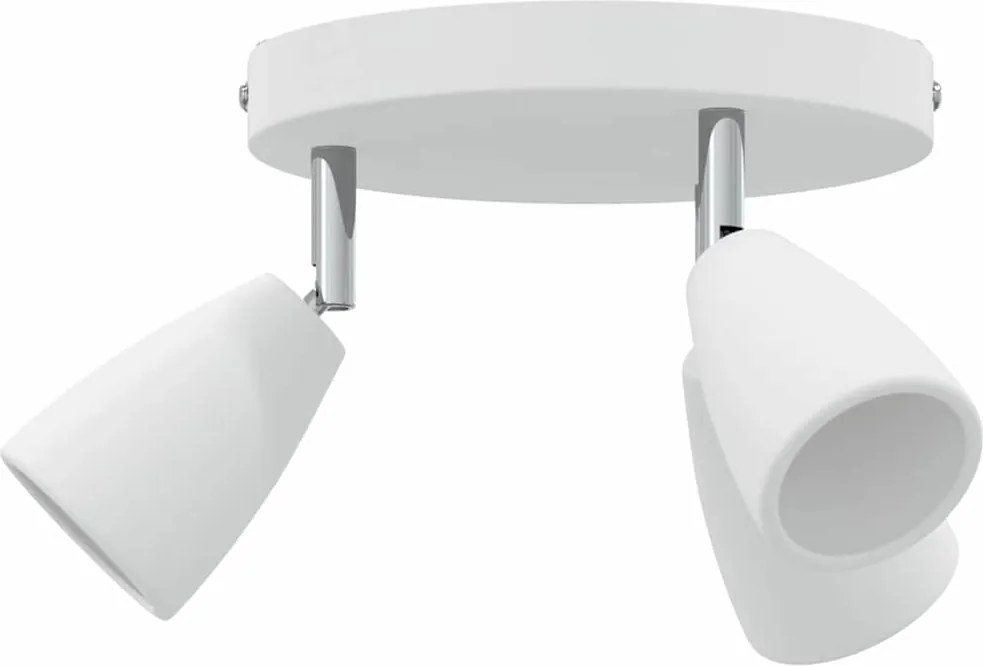 vidaXL Spot de tavan Alb 19 x 19 x 14,5 cm Metal