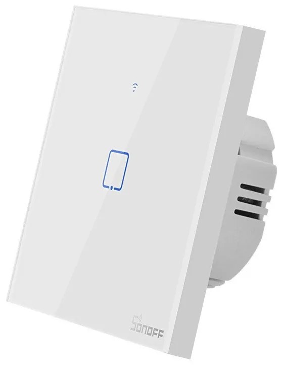 Intrerupator Inteligent WiFi + RF 433MHz Sonoff T1 EU TX cu 1 Canal