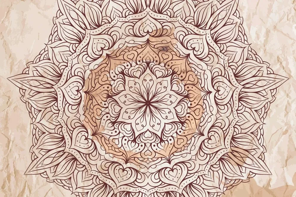 Tapet Mandala etnică abstractă