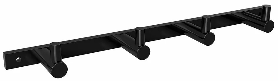 SAPHO XB202 X-Round Black patru cârlige, negru
