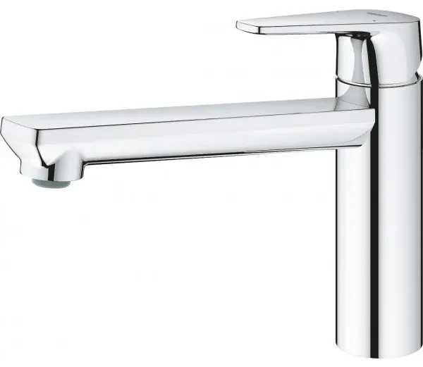 Baterie bucatarie cu pipa rotativa, Grohe BauEdge, crom, 31693000