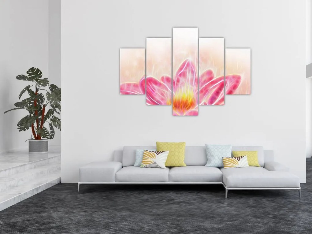 Tablou - Floare de lotus (150x105 cm)