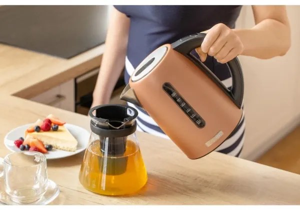 Sencor - Fierbător electric rapid cu termoreglare, 1,7 l, 2150W/230V, culoare cupru