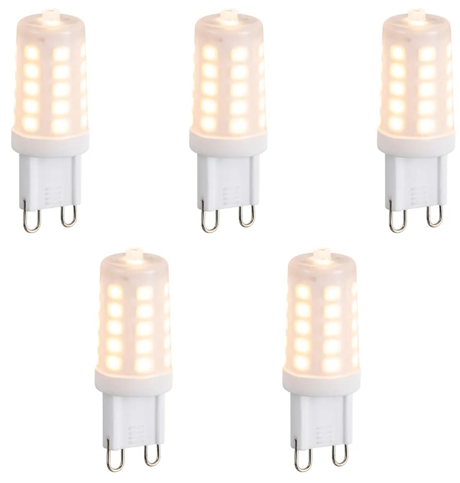 Set de 5 becuri LED G9 dimabile Opal 3W 250 lm 2200K