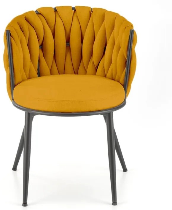 Scaun K516 stofa mustariu