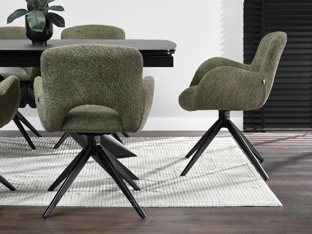 Scaun Milla (verde + negru). 1111185