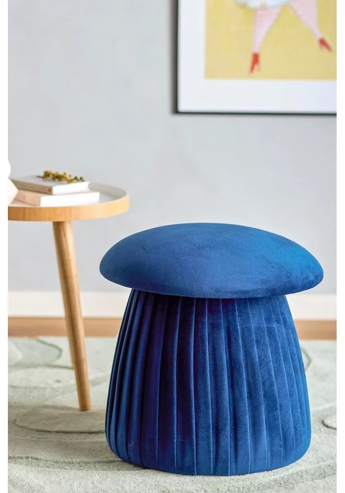 Taburet albastru închis Roberta – Bloomingville