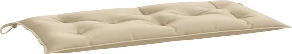 vidaXL Pernă bancă de grădină, bej, 110x50x7 cm, material oxford