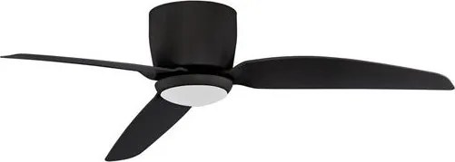 Lustra LED cu ventilator si telecomanda VOLGA negru