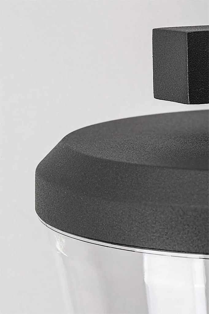 Aplica de perete pentru iluminat exterior design modern IP44 Savano antracit