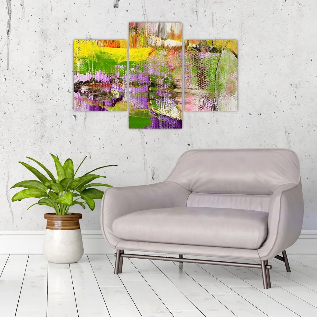 Tablou cu abstracție - pictura (90x60 cm)