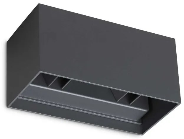 Aplica LED de exterior ambientala Ip54 Atom ap d20 antracit