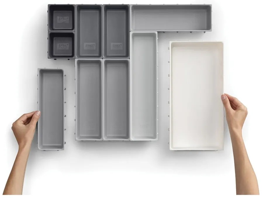 Organizator sertare variabilJoseph Joseph Blox, gri