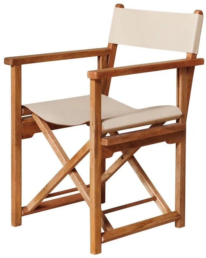 Scaun dining, pliabil, din piele naturala, Woody