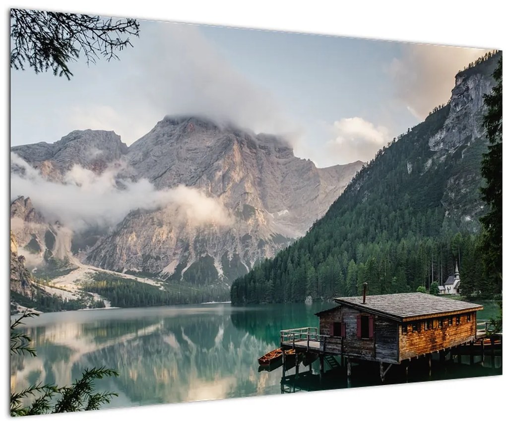 Tablou - Lake Prags (90x60 cm)