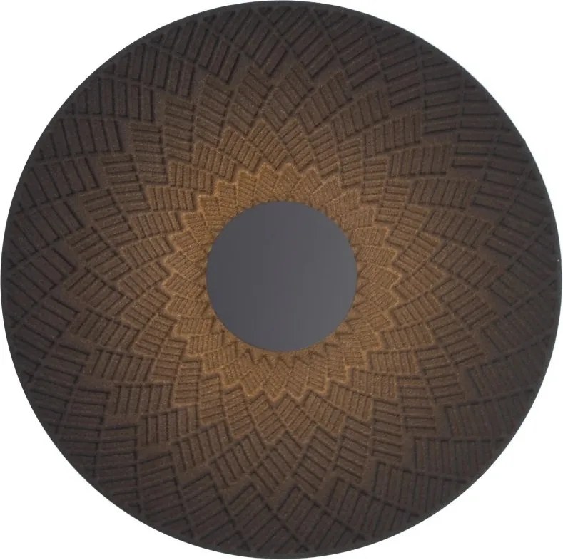 Aplica de perete decorativa LED Misaki negru/ maro