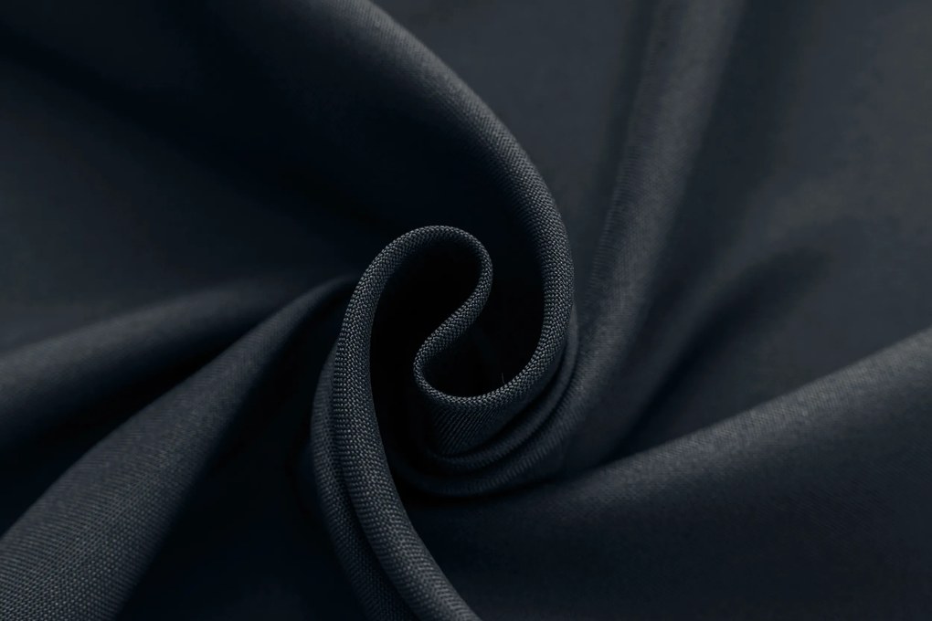 Draperie neagra OXFORD 140x250 cm Agatat: Inele metalice