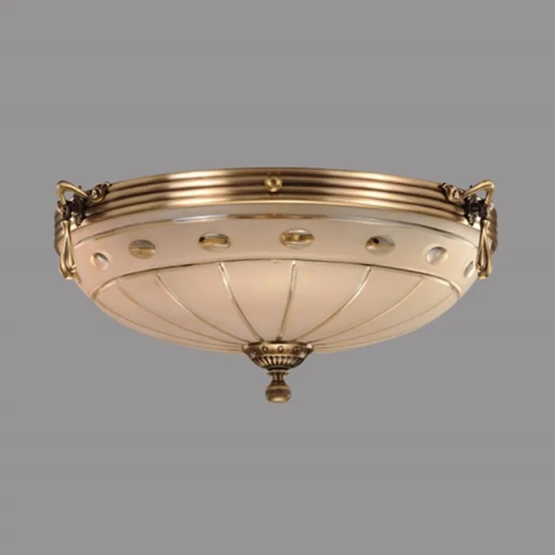 Plafoniera Versace cu Diam 33 cm, Desing Clasic, Finisaj Bronz Antic - Bussy Lighting 3033-52-44