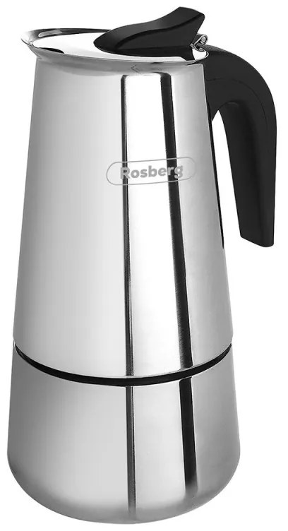 Cafetiera moka Rosberg R51173F6, 6 cesti, Inox
