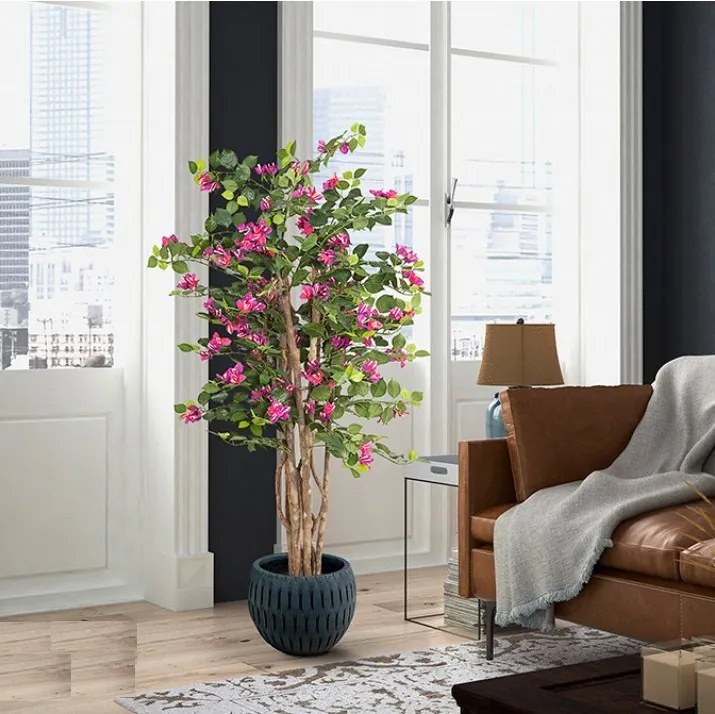Planta artificiala, Bougainvillea roz H-120cm